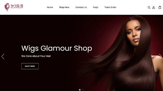 Wigs Glamour – Shopify Dropshipping Store