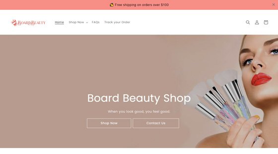 Beauty Products Dropshipping Store