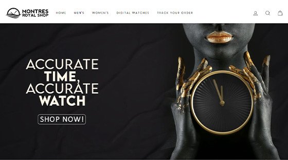 watches shopify droppshiping store