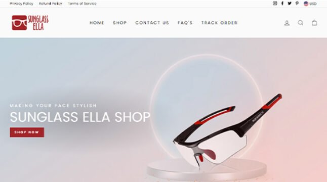 Sunglass Ella - Shopify Dropshipping Store