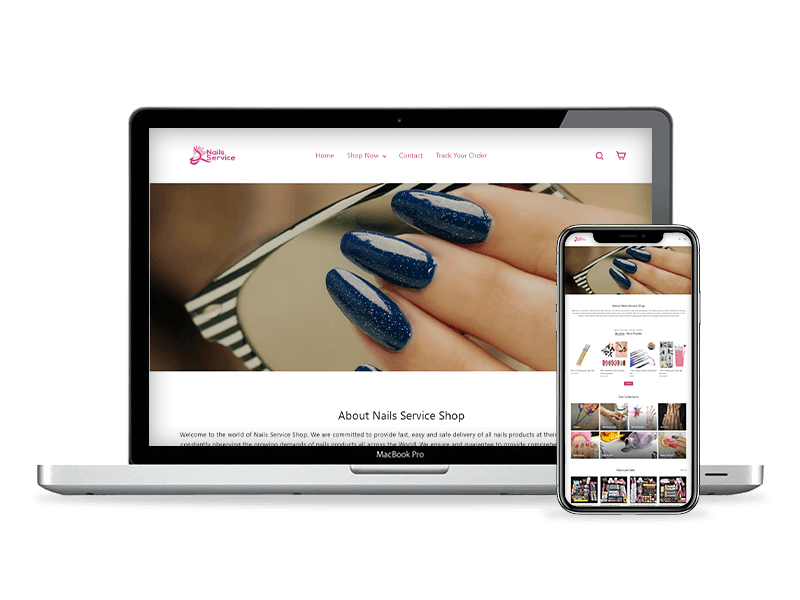 Nails service shopify product image
