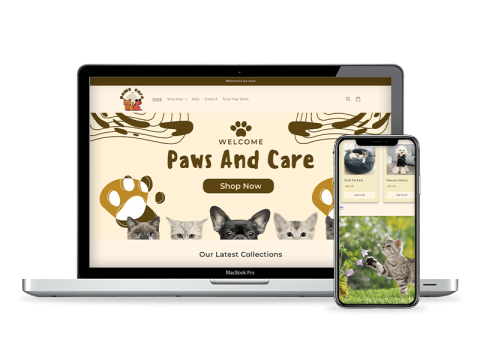 Paws and Care- Shopify Dropshipping Store