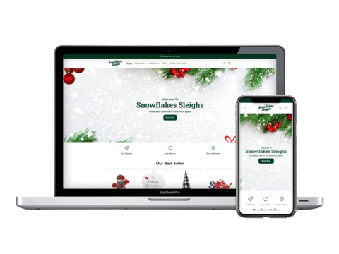 Snowflakes & Sleighs - Shopify Dropshipping Store